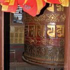 Giant prayer wheel doesn't stop running