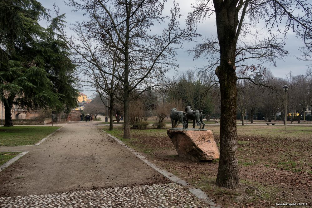 Giardini del castello Visconteo di Pavia