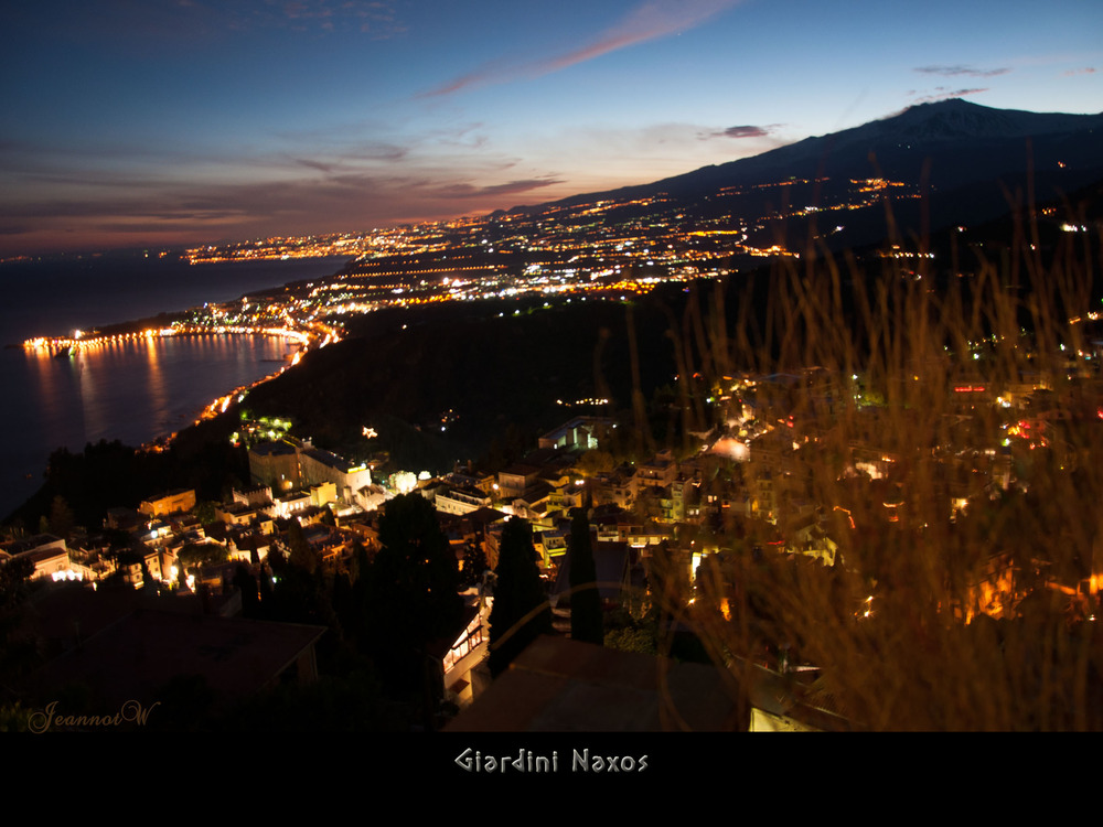 Giardini Naxos night Sizilien 25.12.12