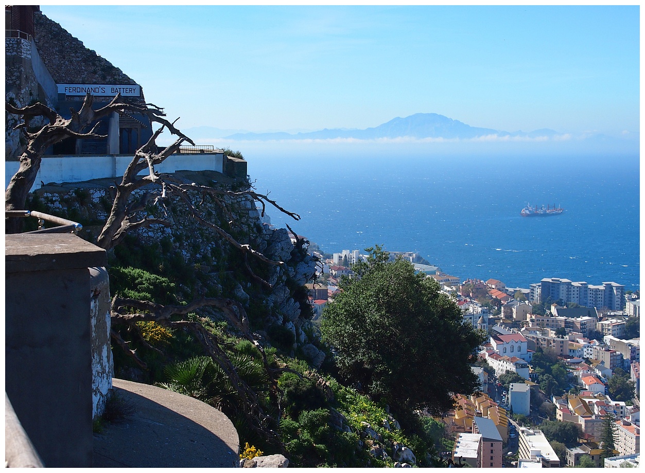 Gibraltar - Blick nach Afrika