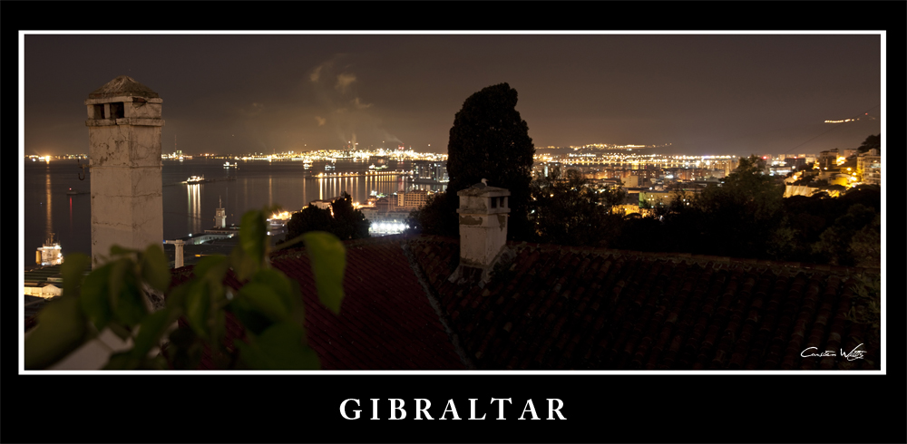 Gibraltar by night