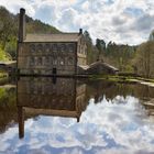 Gibson Mill in Hardcastle Crags nature park, Hebden Bridge,