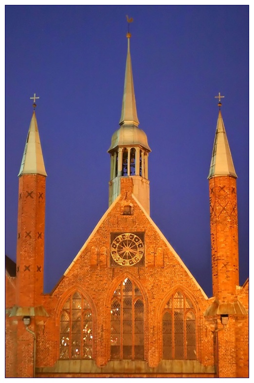 Giebel des Heiligen-Geist-Hospital in Lübeck