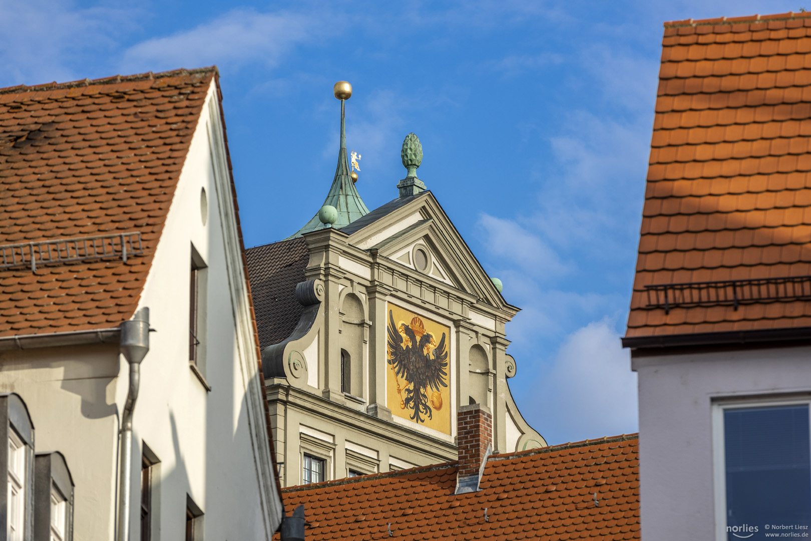 Giebel Rathaus Augsburg