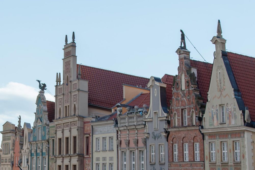 Giebelfassade in alter Hansestadt