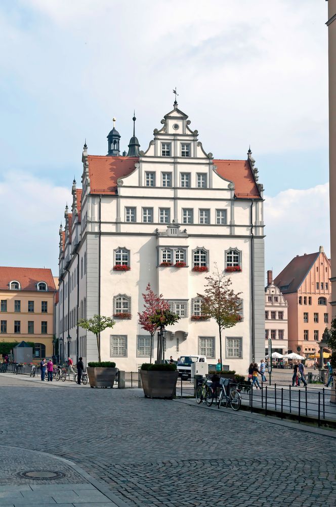 Giebelfront zum alten Rathaus Lutherstadt Wittenberg