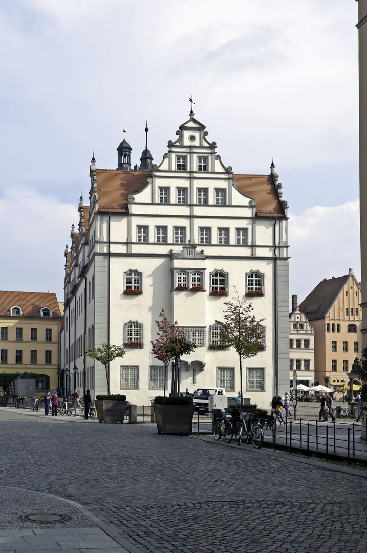 Giebelfront zum alten Rathaus Lutherstadt Wittenberg