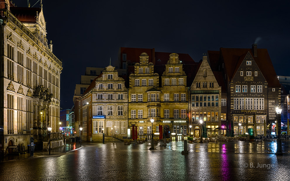 Giebelhäuser am Bremer Marktplatz