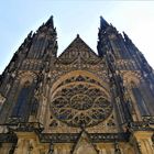 Giebelseite St. - Veitsdom in Prag