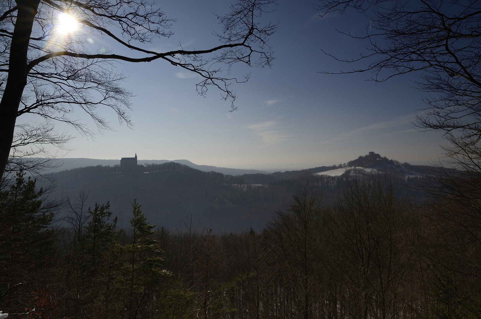 Giechburg und Gügel bei Scheßlitz