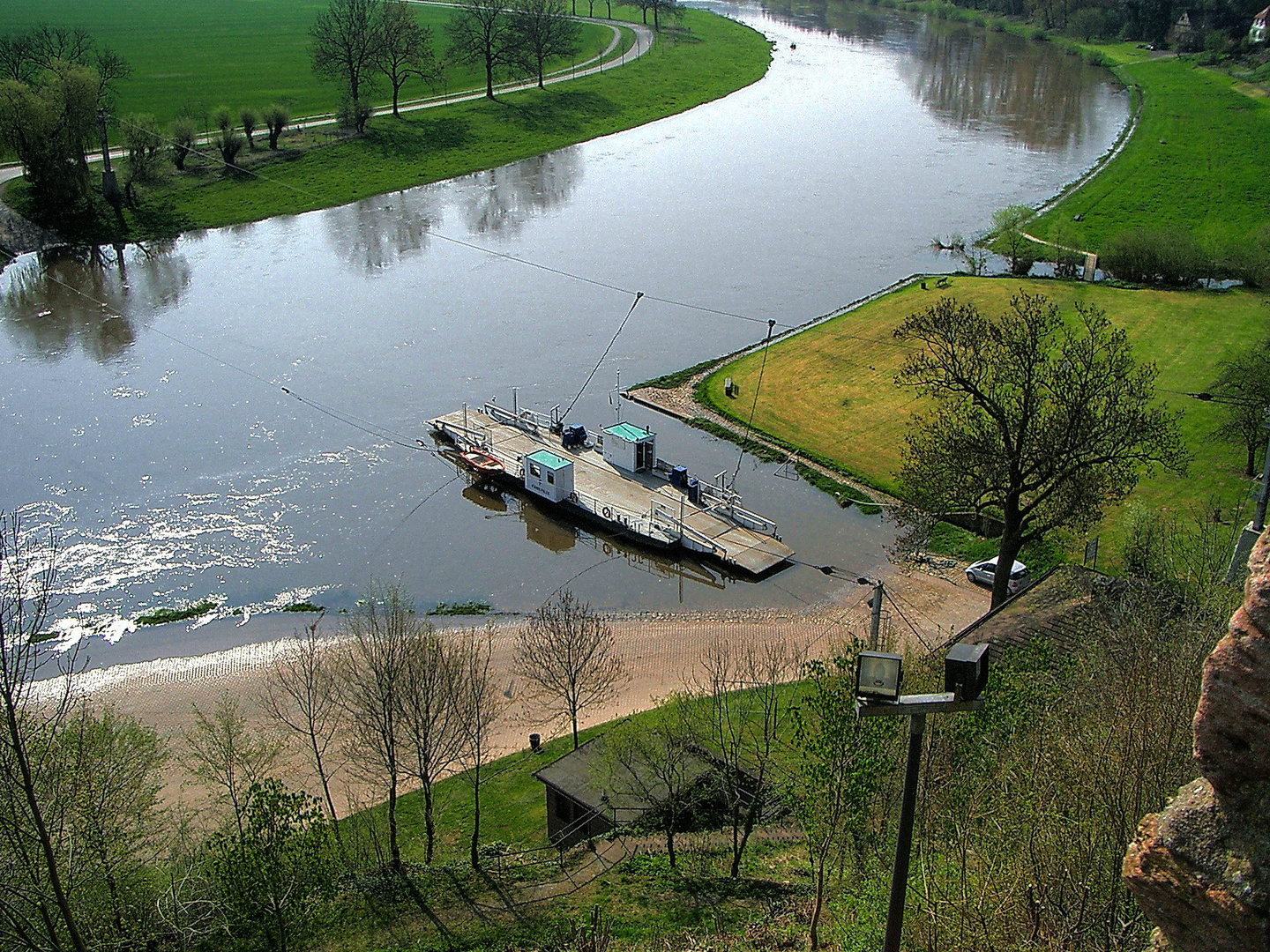 Gierfähre bei Polle