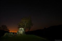 Giersteine bei Nacht