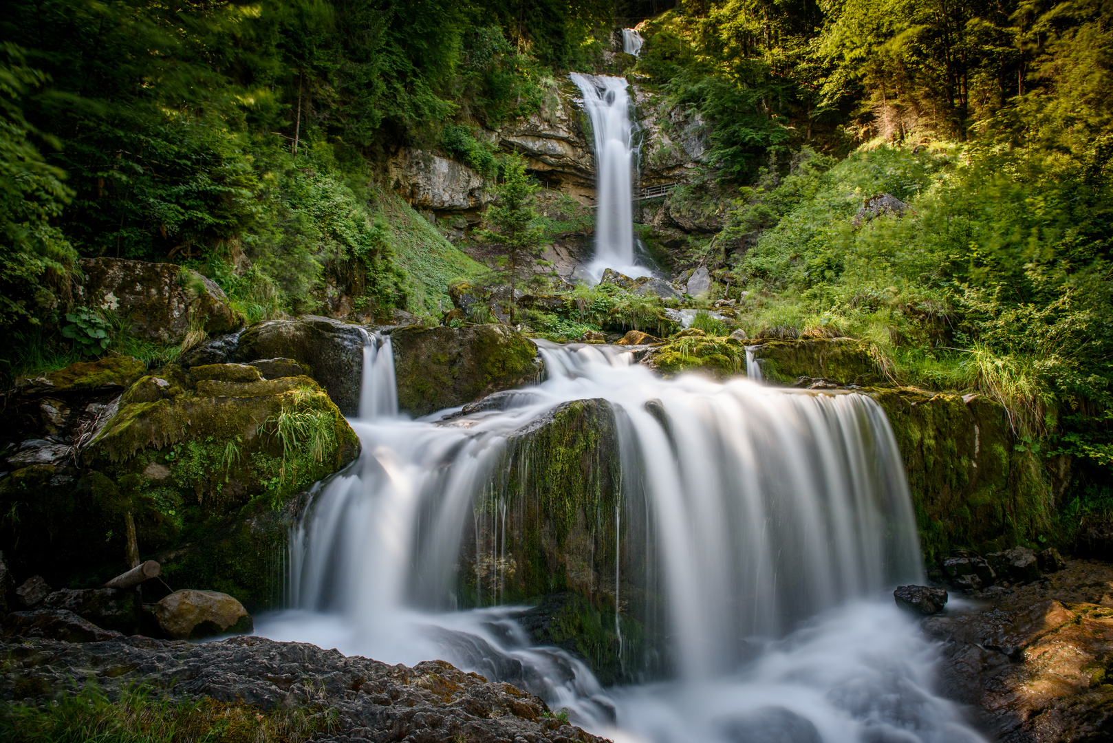 Giessbachfälle am Brienzer See, Schweiz