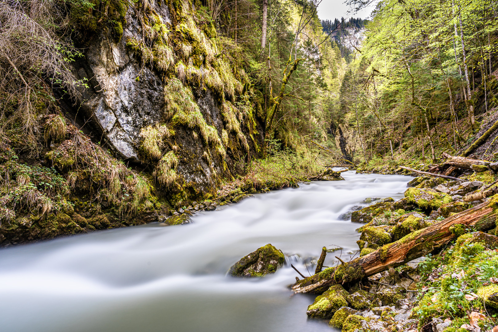 Giessbachschlucht, Switzerland, Long time exposure