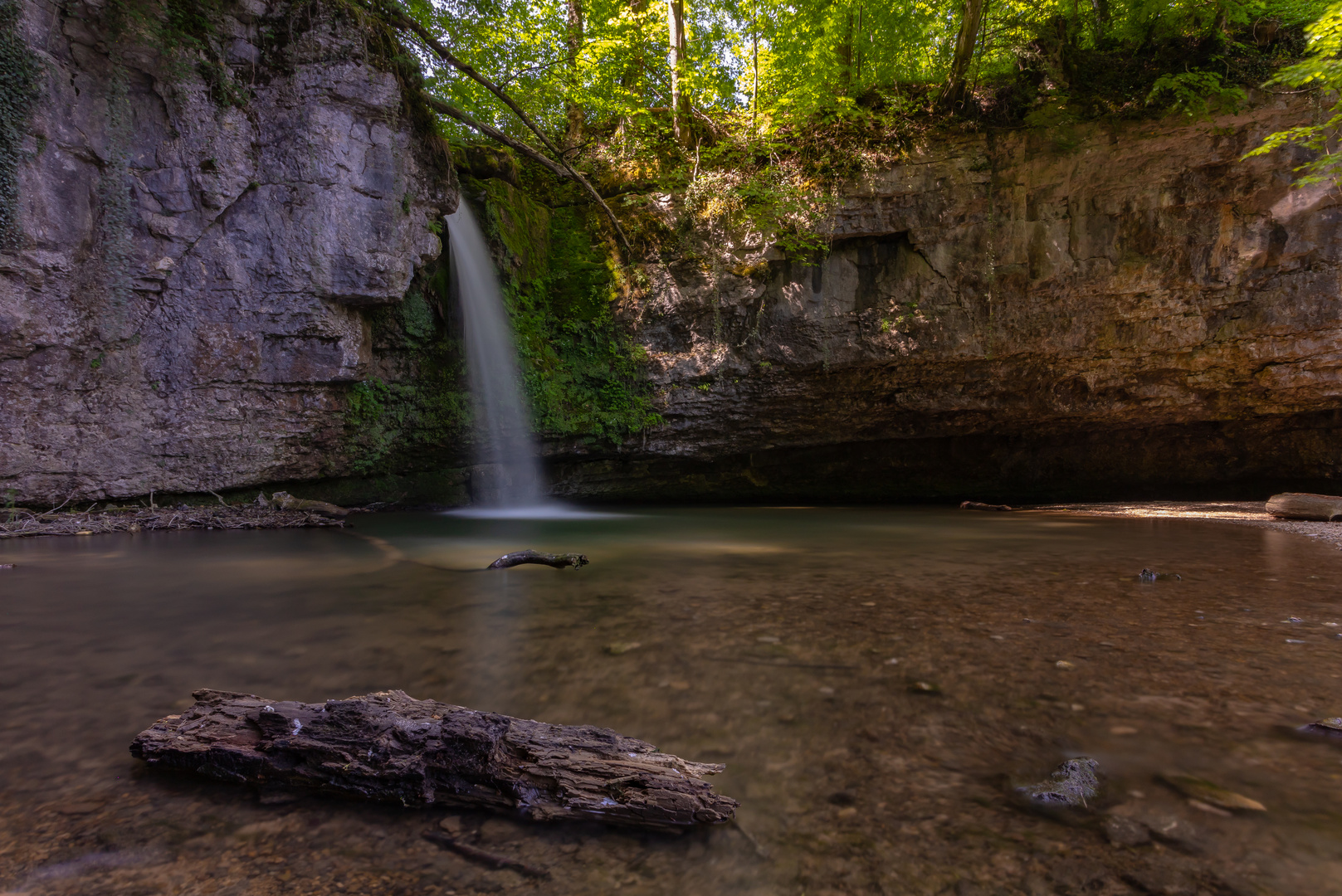 Giessen-Wasserfall bei Tecknau, Baselland/Schweiz