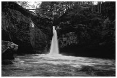 Giessenwasserfall im Toggenburg in SW