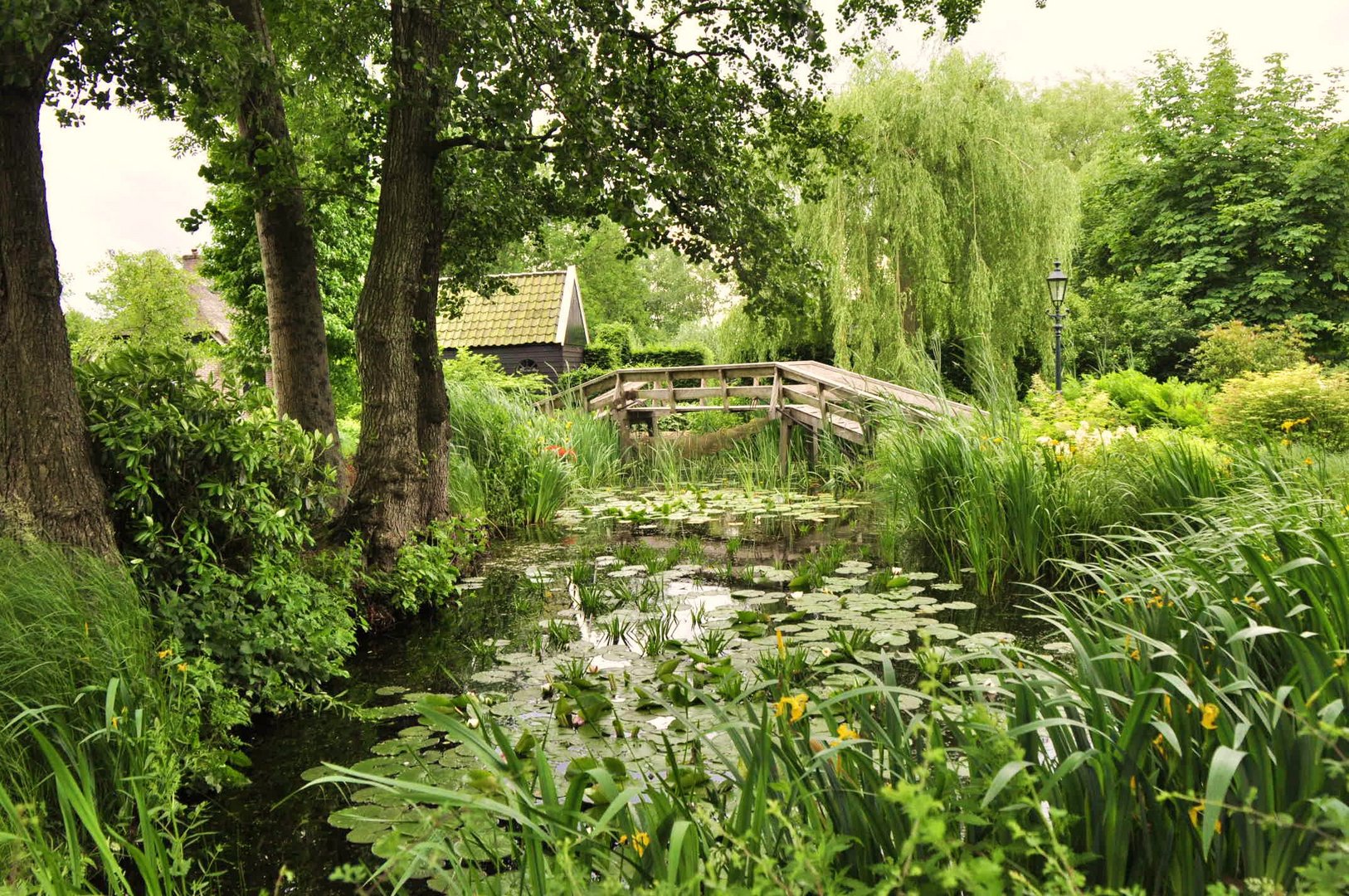 GIETHOORN ,Monet könnte hier gewesen sein.