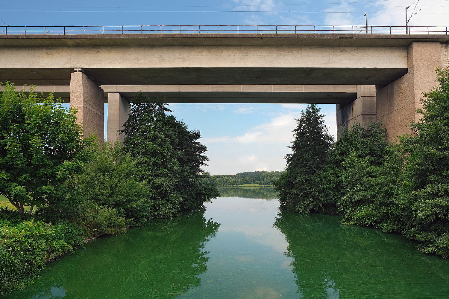 Giftgrünes Wasser