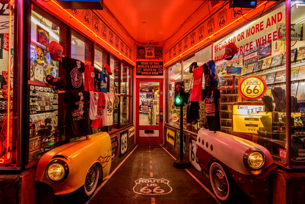 Giftshop, Route 66, Williams, Arizona, USA