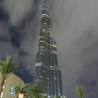 Gigant am Golf - Burj Khalifa (Burj Dubai) - aufgenommen bei Nacht
