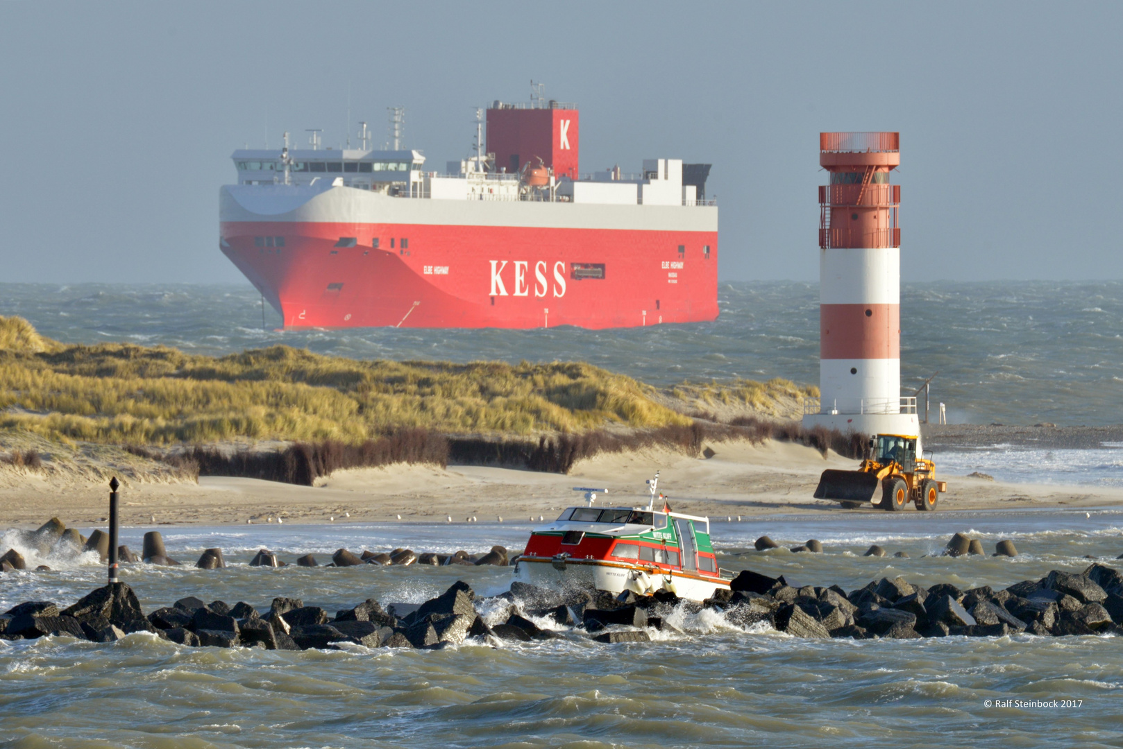 Giganten auf und vor Helgoland