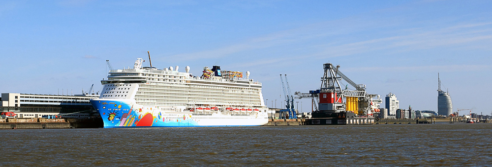 Giganten-Trio in Bremerhaven