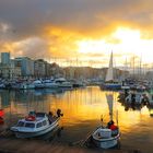 Gijon - Abendstimmung am Sporthafen