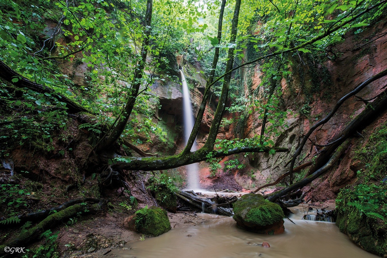 Gillenbach - Wasserfall bei Trier neu bearbeitet