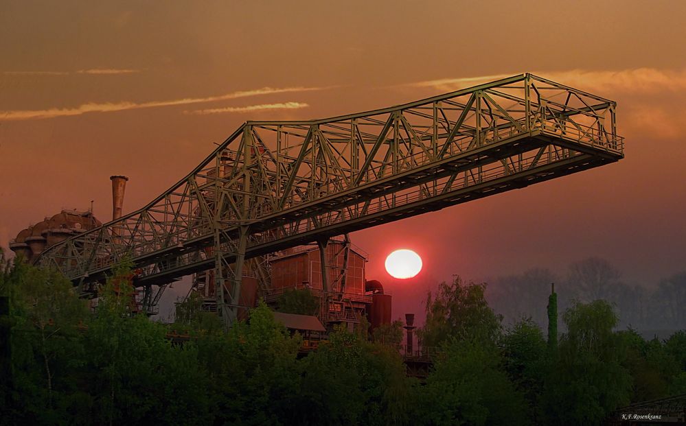 Gimp-Spielerei - Sonnenuntergang im LaPaDu