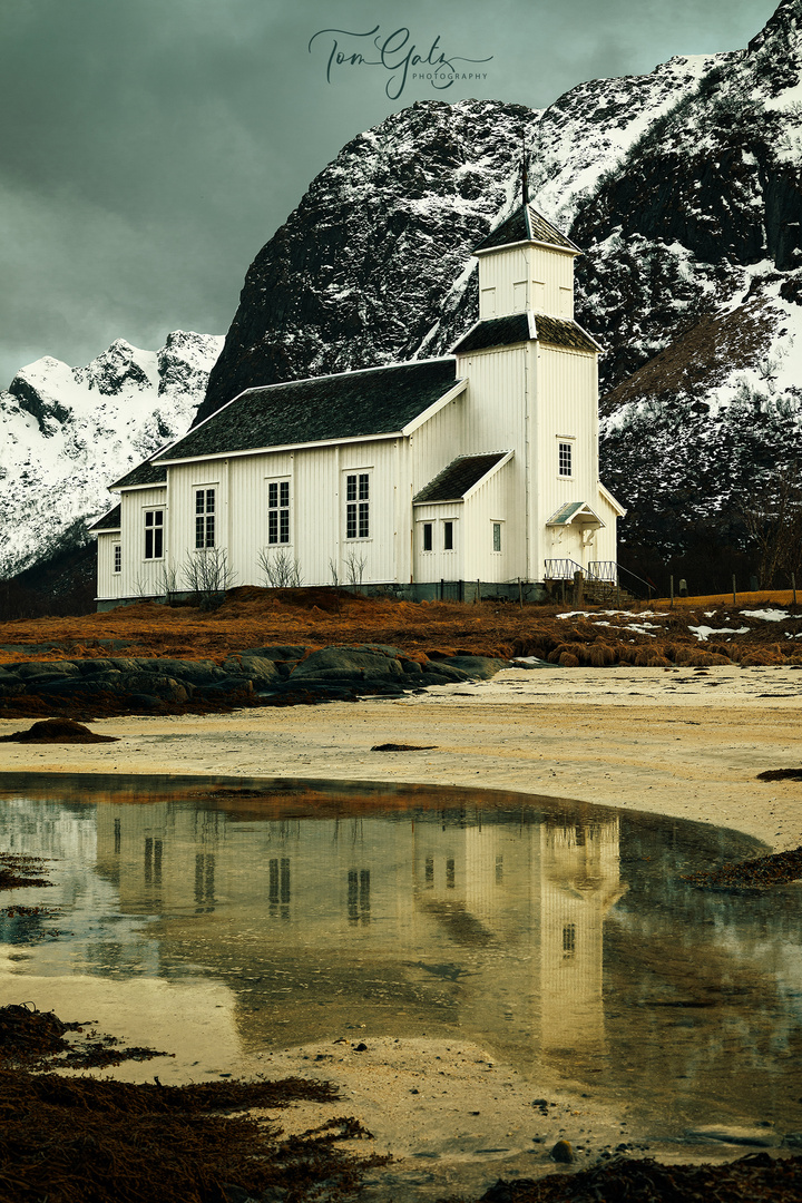 Gimsøy Kirke, Lofoten Norway