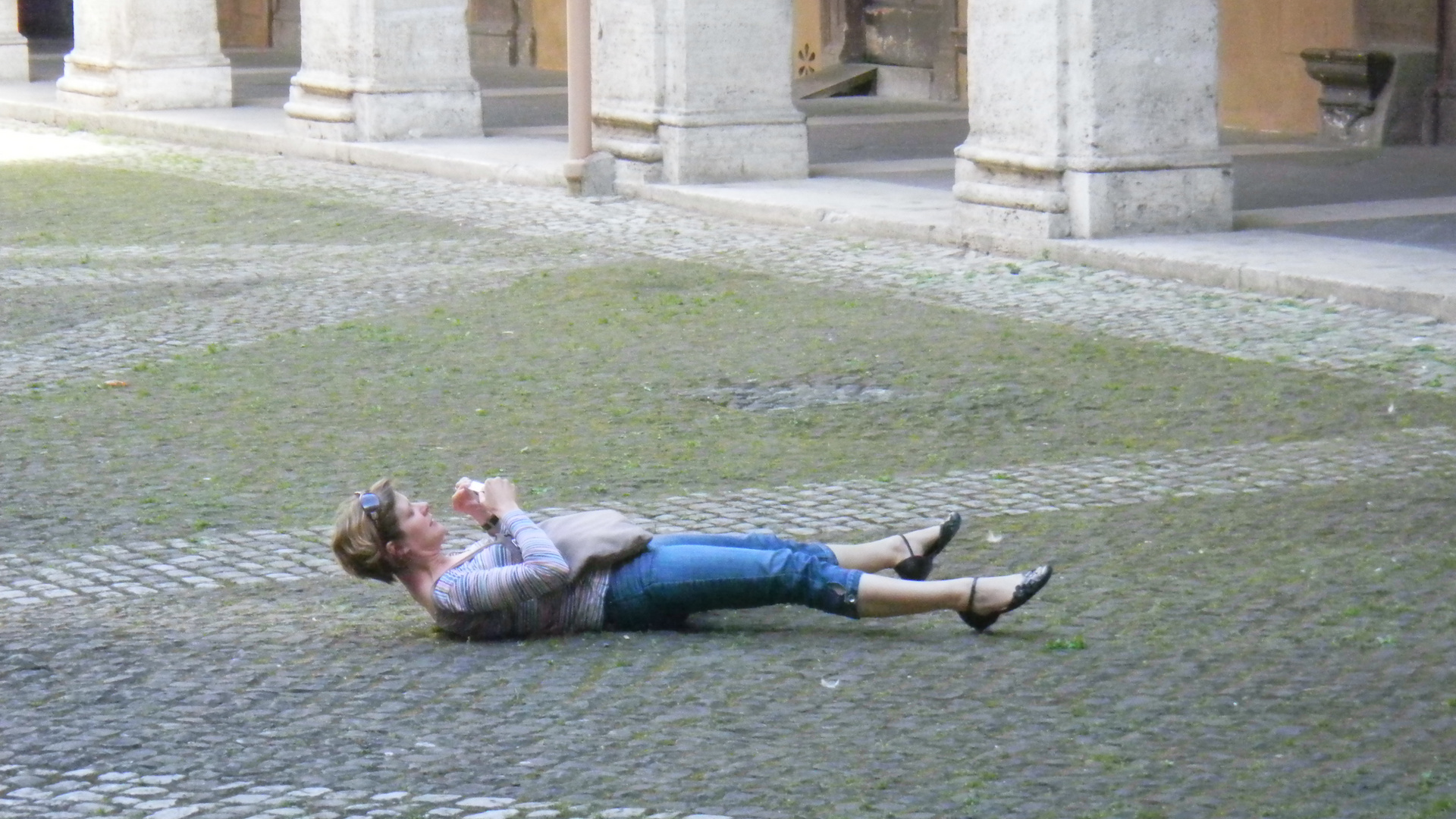 ginnastica per una foto