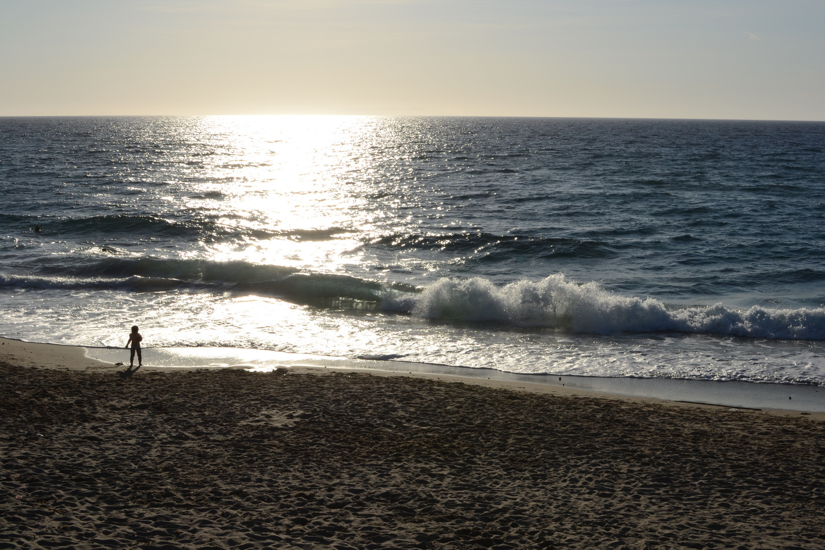 giochi al tramonto