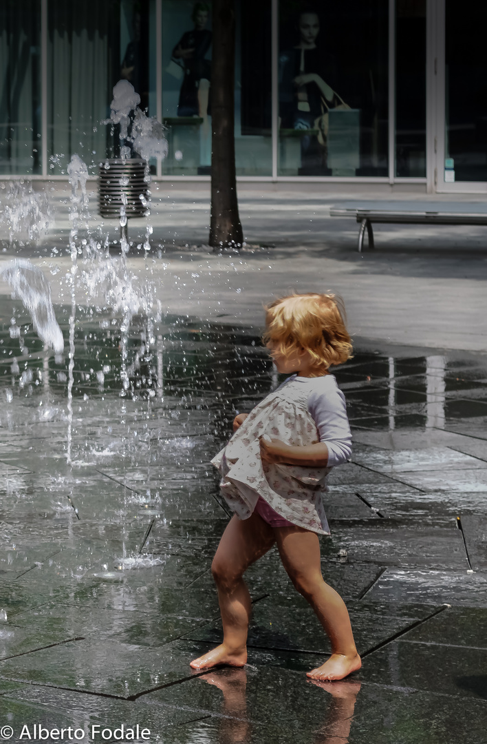 Giochi d'acqua a Varsavia