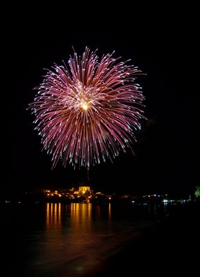 Giochi di colori tra cielo ed acqua