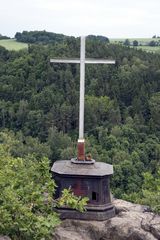 Gipfel des Götterfelsen in Meißen