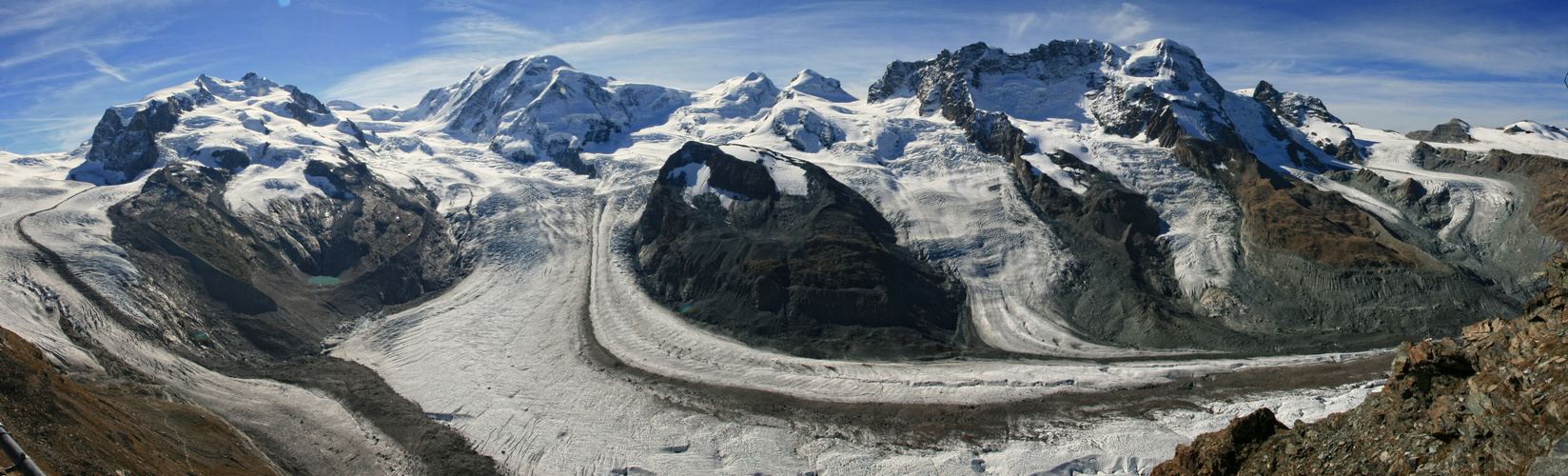 Gipfel- und Gletscherschau vom Gornergrat