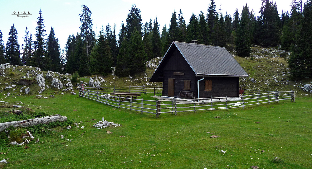 " Gipfelabstieg am Dobratsch "