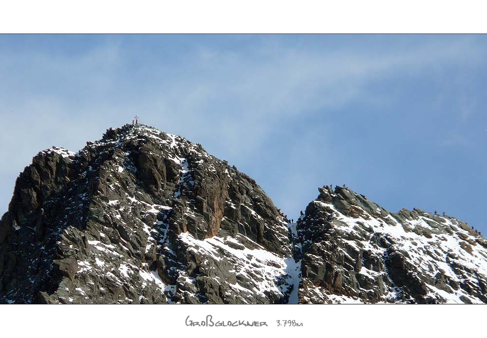 Gipfelansturm am Großglockner