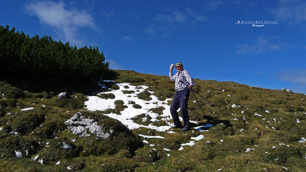 " Gipfelaufstieg am Dobratsch auf 2167m "