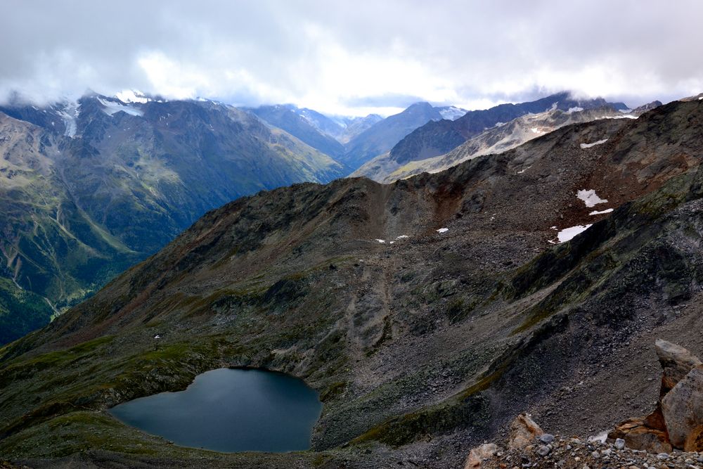 Gipfelausblick (1) vom Gaislachkogel…