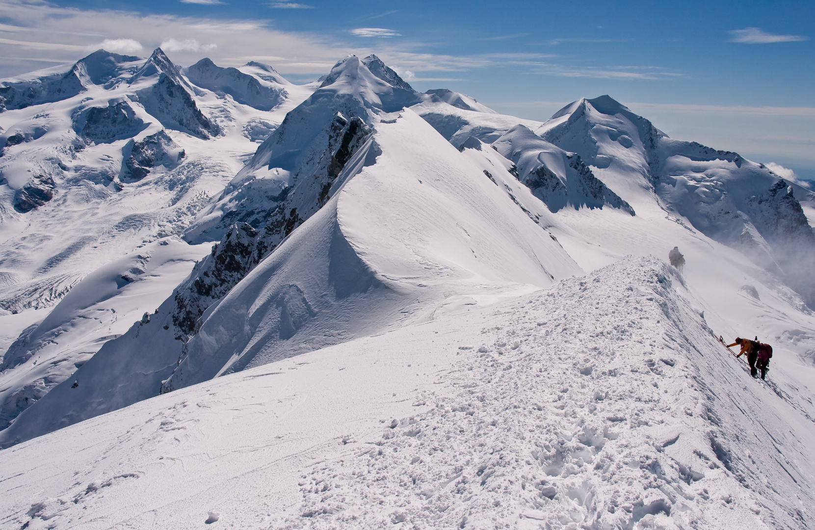 Gipfelausblick Breithorn 1