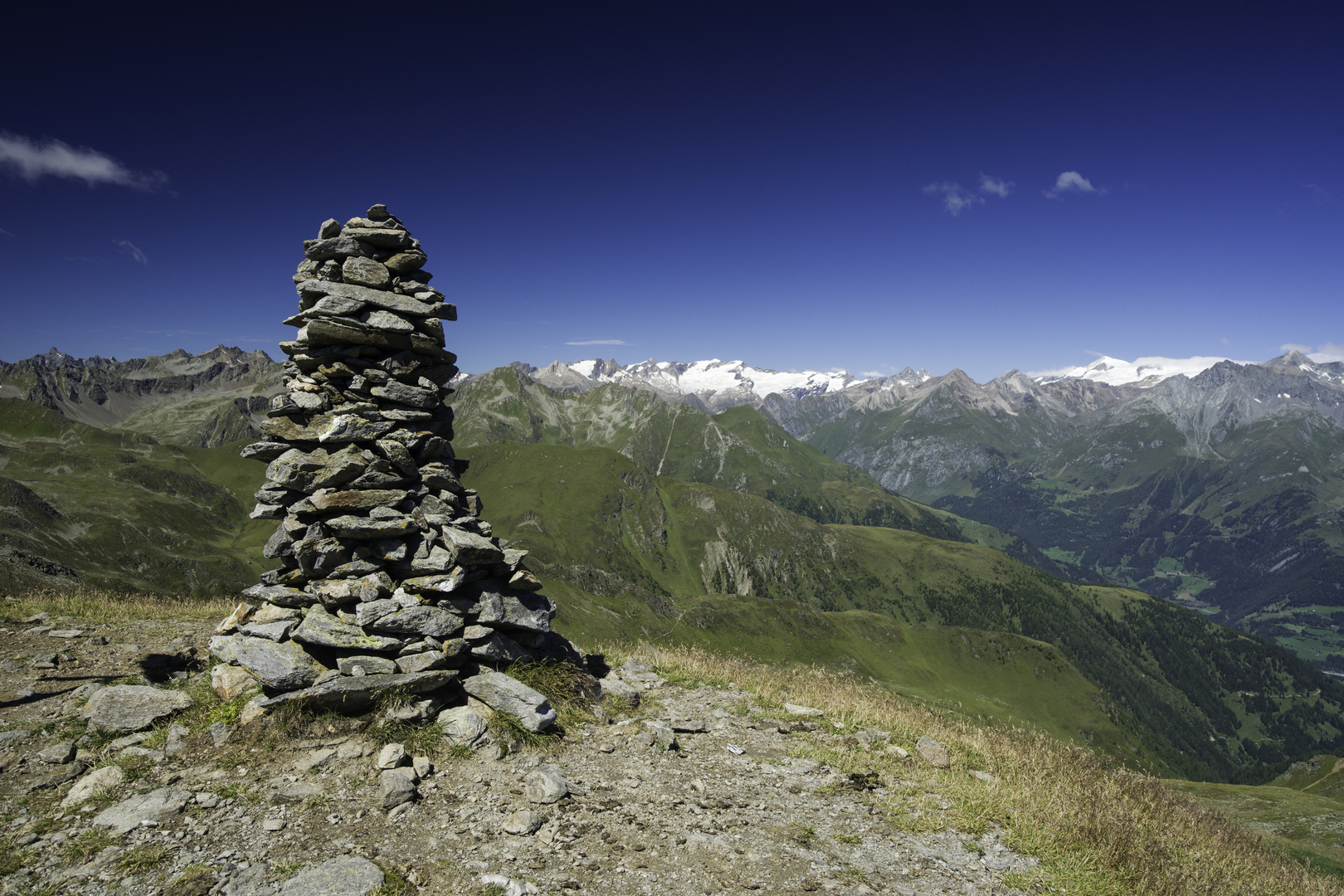 Gipfelblick auf dem Griften (2720 m)