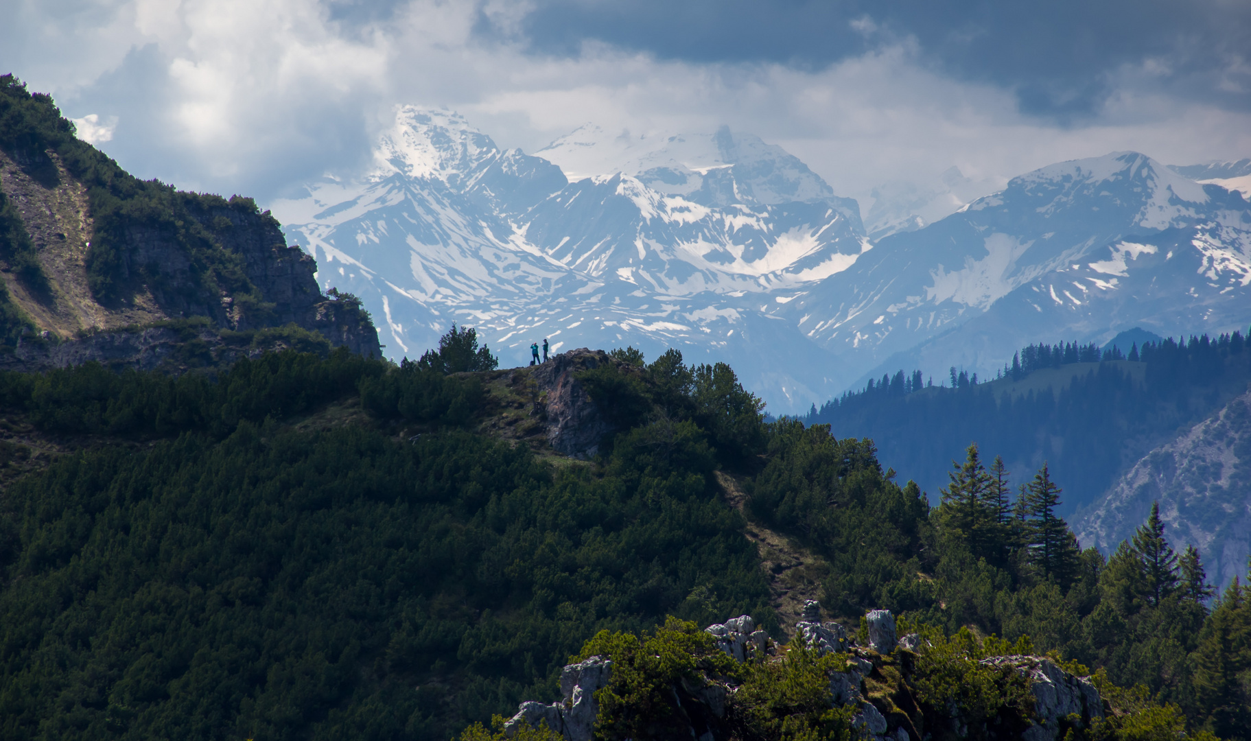 Gipfelblick auf der Gurtisspitze