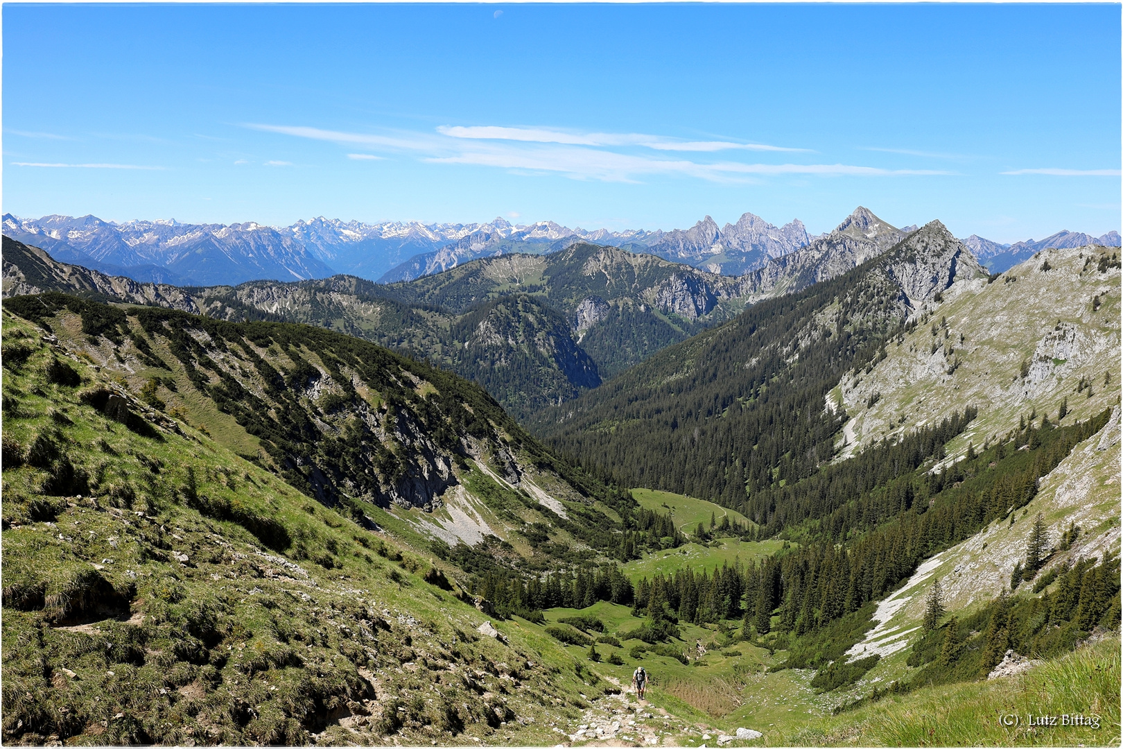 Gipfelblick über dem Köllebachtal