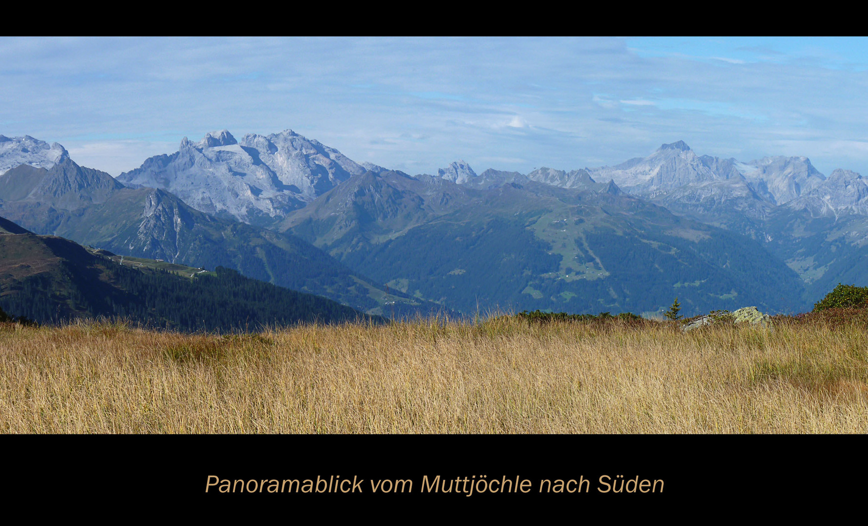 Gipfelblick vom Muttjöchle