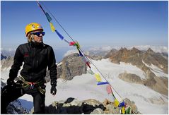 Gipfelglück am Piz Buin