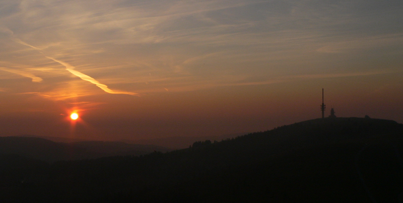 Gipfelglühen beim Feldberg