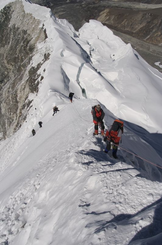 Gipfelgrat am Island Peak