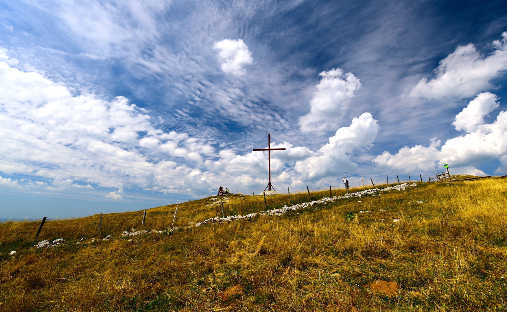 Gipfelkreuz....