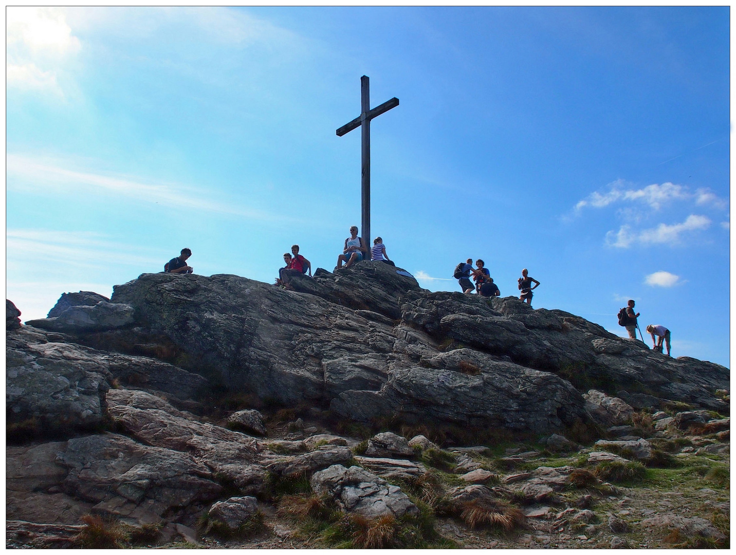 Gipfelkreuz am Arber